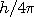 h/4\pi